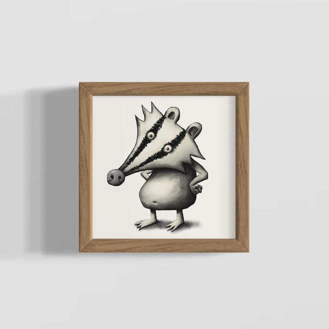 B comme Blaireau - B for Badger