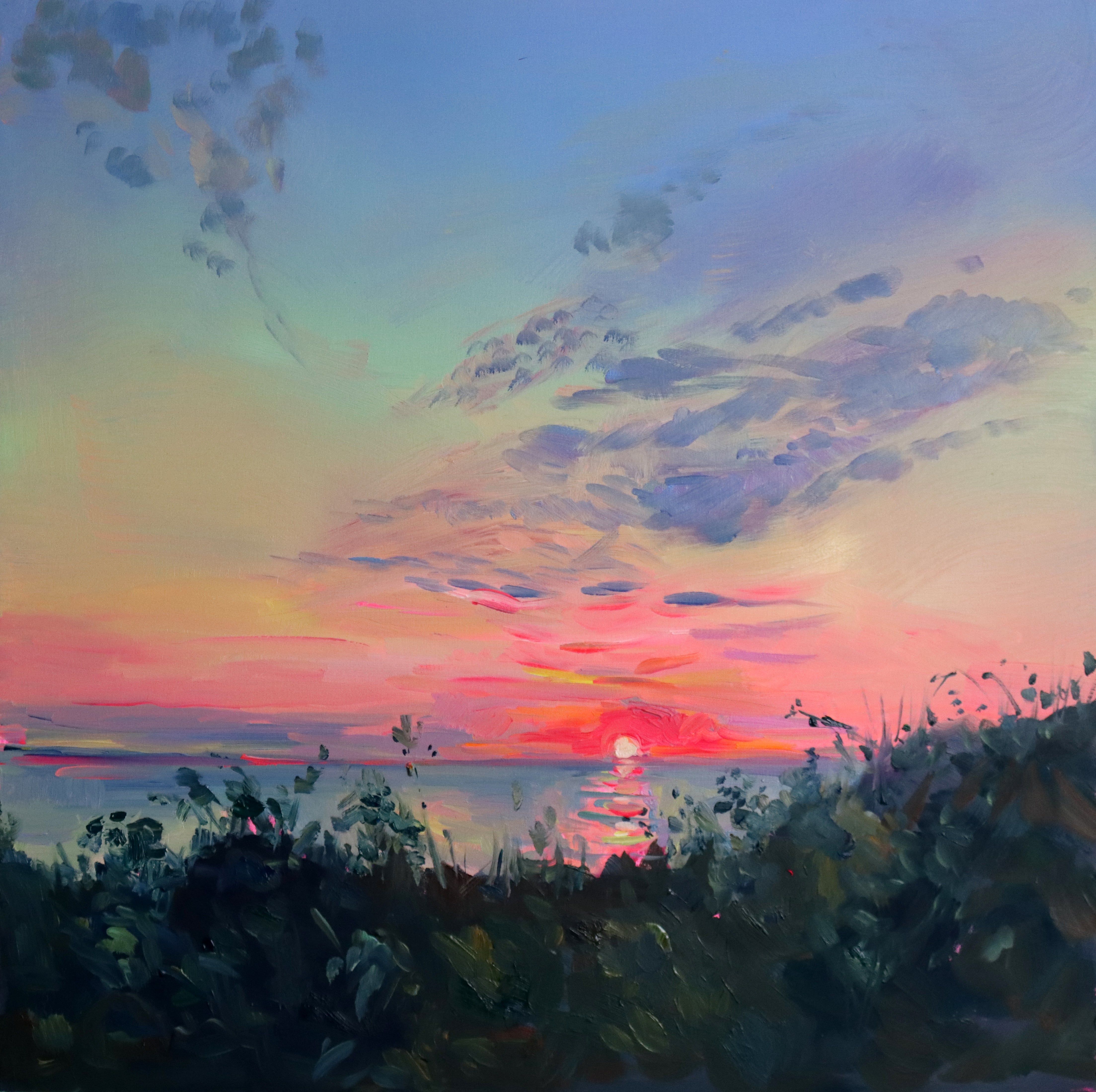 Sunset Over the Bay