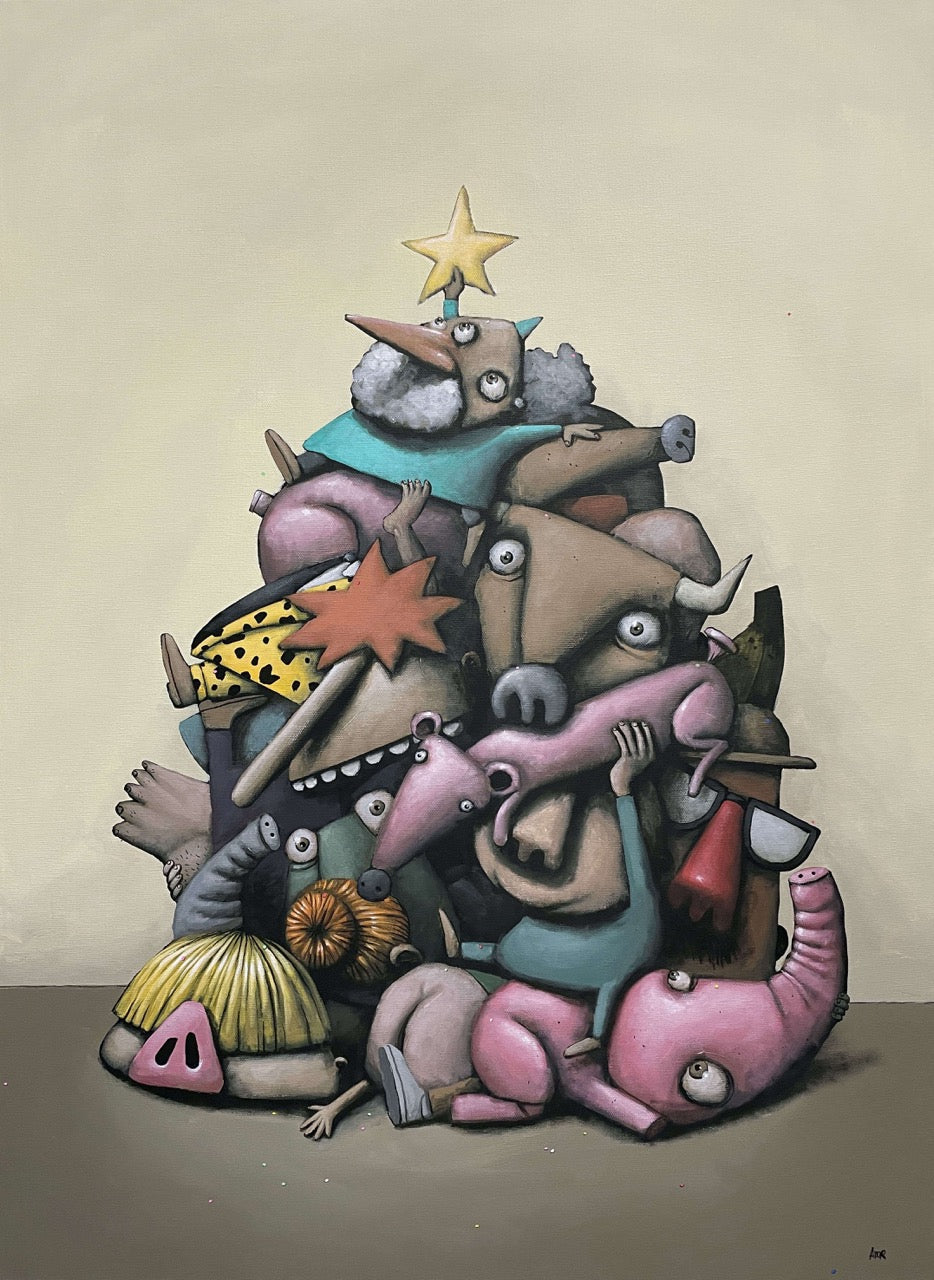 Pile Team Painting by Ador